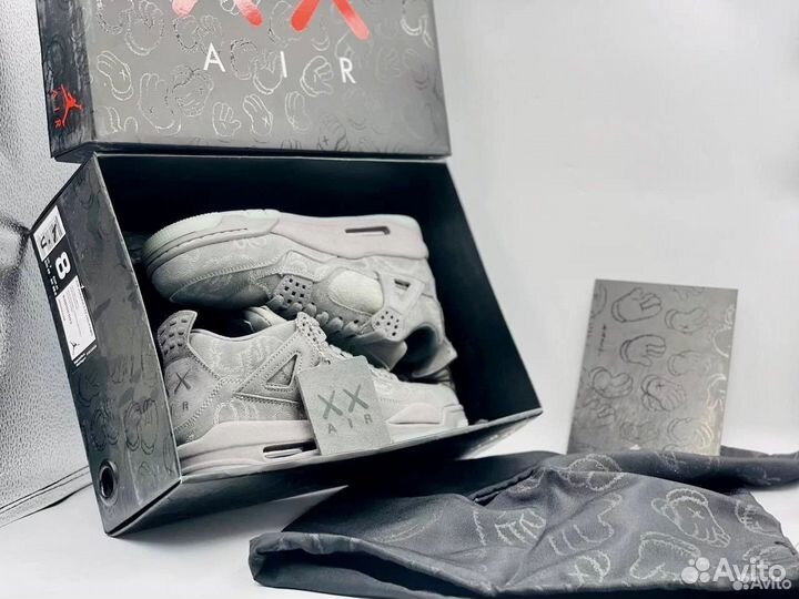 Nike Air Jordan 4 Retro Kaws Grey (36-45)