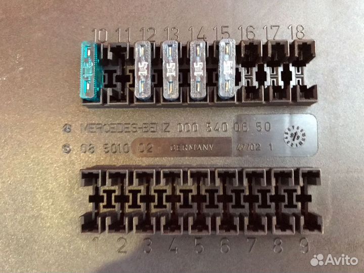 Блок предохранителей vito w638