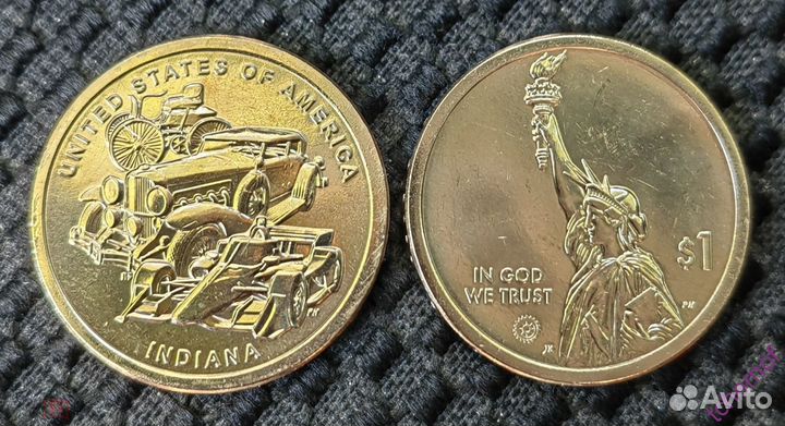 Американские инновации 2023г. 20 и 21-я монета