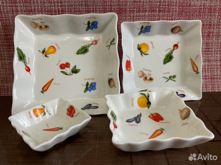 Набор соусников (салатников) фарфоровых Yamasen