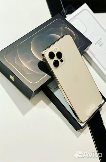 Телефон iPhone 12 pro max 256 gold
