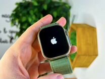 Apple watch ultra + ремешок хаки