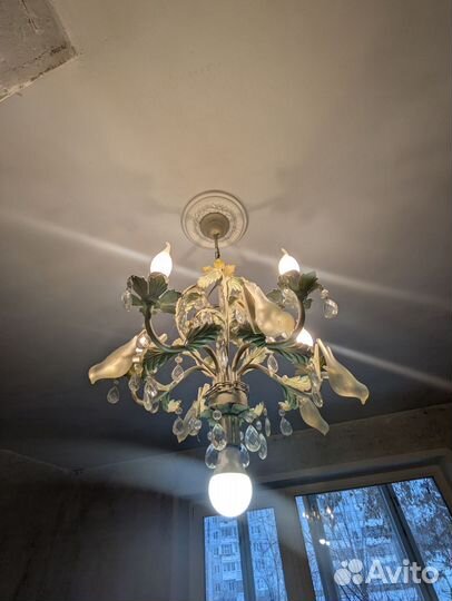 Люстра потолочная винтаж