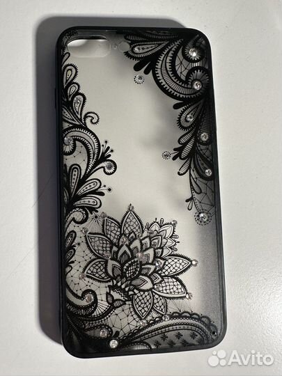 Чехол со стразами сваровски на iPhone 8 plus