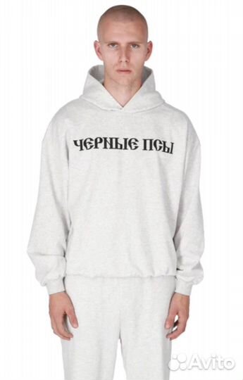 Худи черные псы kanye west гоша рубчинский