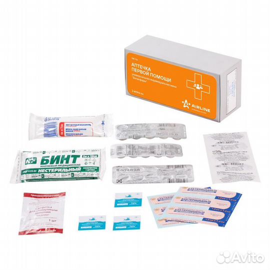 Аптечка универсальная индивидуальная с медикамента