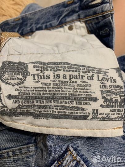 Джинсы levis 501