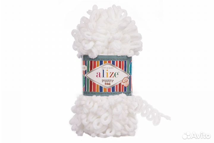 Пряжа Ализе Пуффи Файн (Alize Puffy Fine)