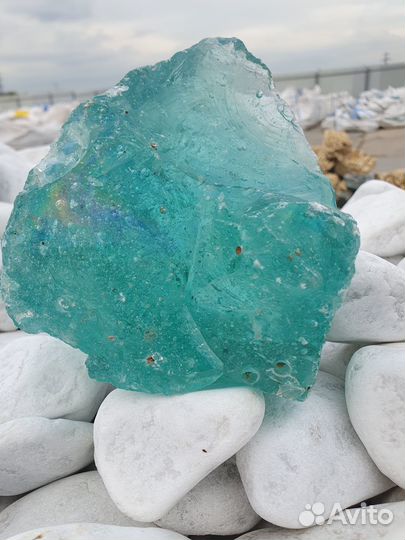 Эрклез, кусковое стекло