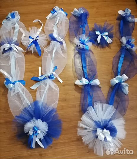 Украшение свадебное на капот автомобиля