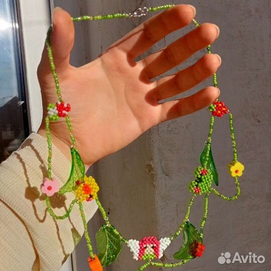 Ожерелье из бисера 