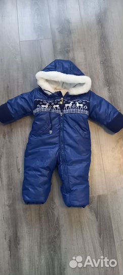 Зимний комбинезон для мальчика 80 размер