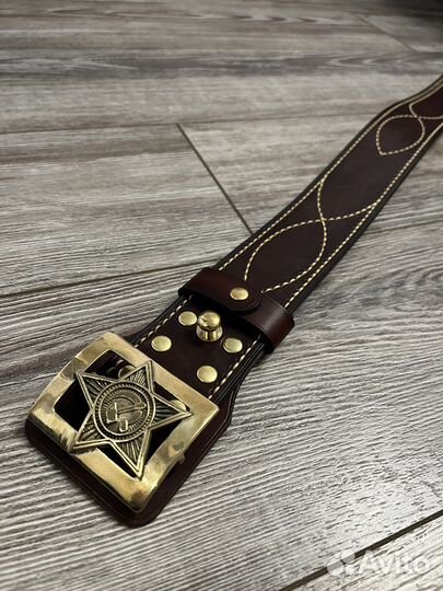 Ремень офиерский С пряжкой ркка (копия)