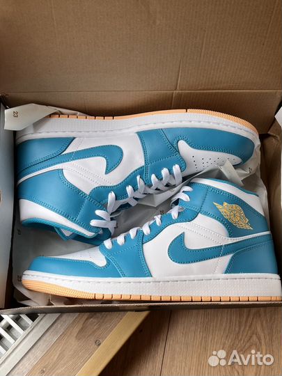 Nike air jordan 1 mid aquatone