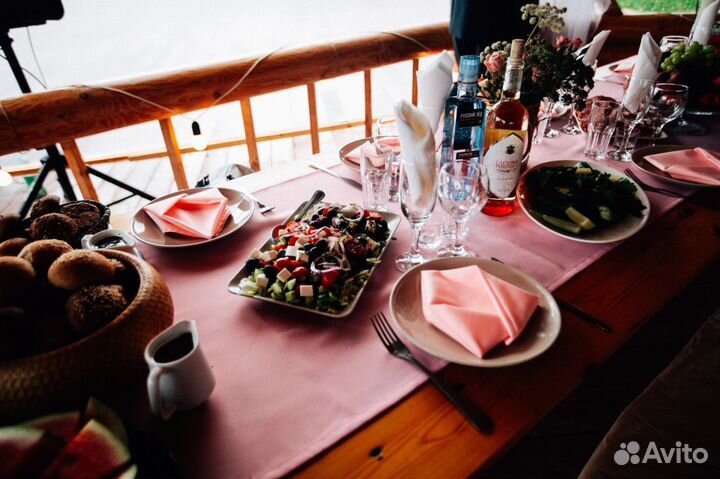 Скатерть с салфетками