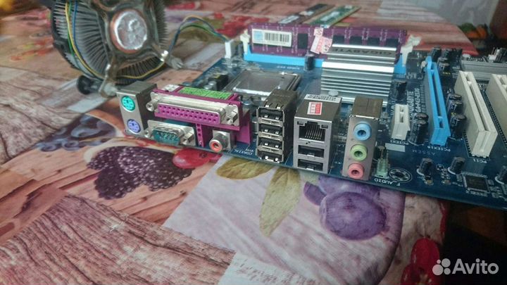 Материнская плата ga-p43-es3g процессор xeon 5450