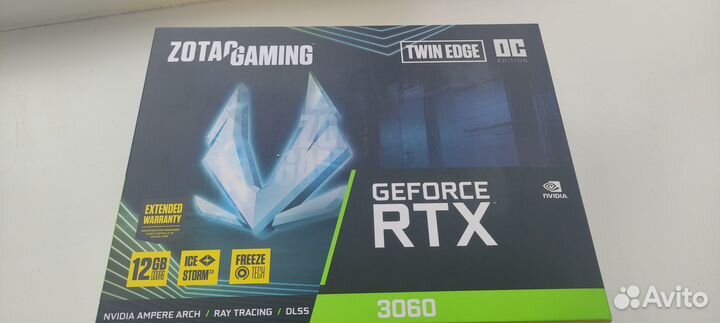 RTX 3060 zotac Twin Edge OC 12gb новые