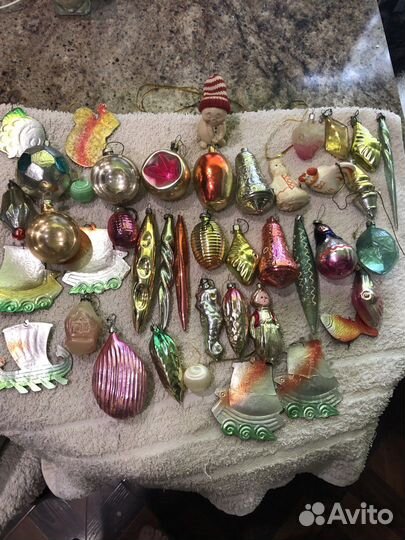Елочные игрушки СССР одним лотом
