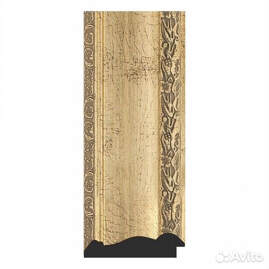 Зеркало с фацетом в багетной раме evoform exclusive 72 состаренное серебро с орнаментом BY 3584