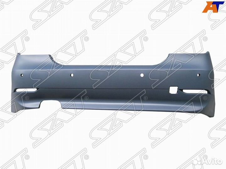 Бампер задний BMW E60 03-07 с отверстиями под сона