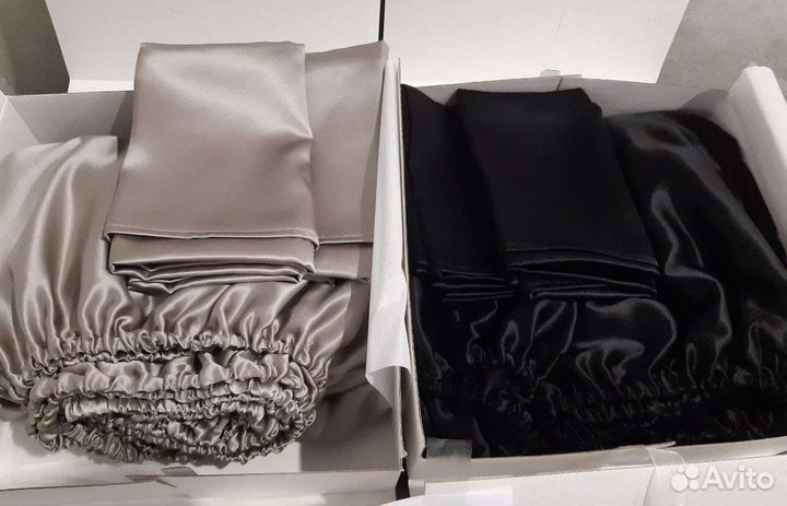 Шелковое постельное белье Евро шелк наволочки