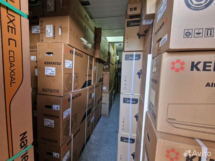 Мультисплит 2 внутри 1 снаружи Kentatsu 25+25м2