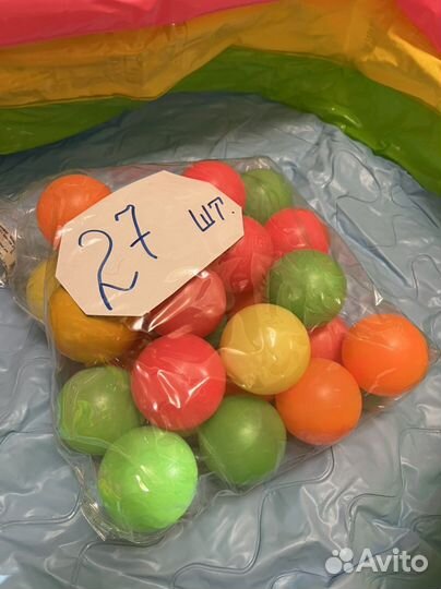 Детский надувной бассейн с Шариками