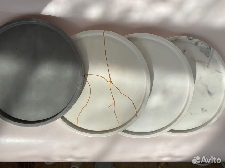 Поднос из гипса