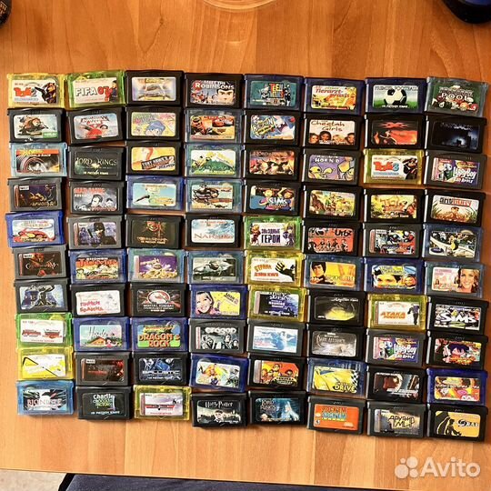 Картриджи gba 80 штук без повторов одним лотом