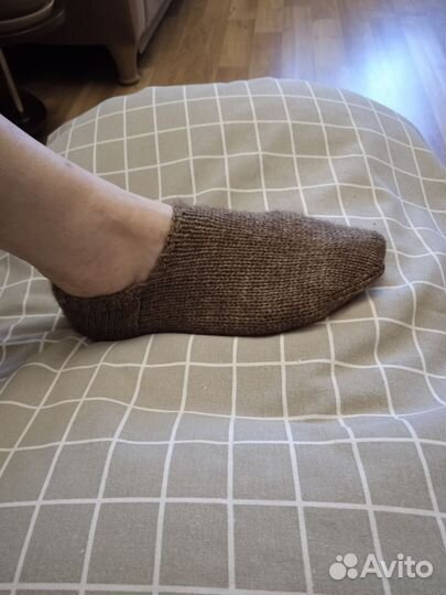 Следки мужские, вязаные вручную, размер 42-43