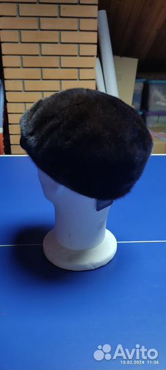 Меховая мужская кепка