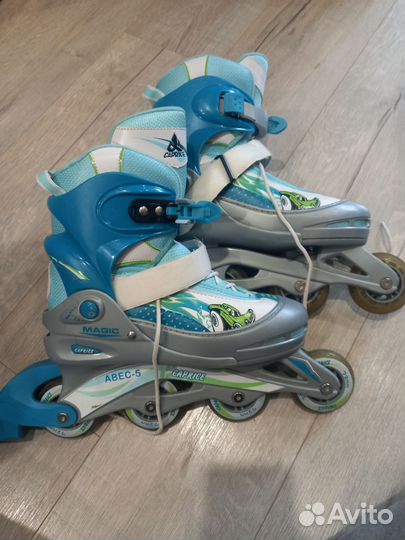 Роликовые коньки 38-41 + защита