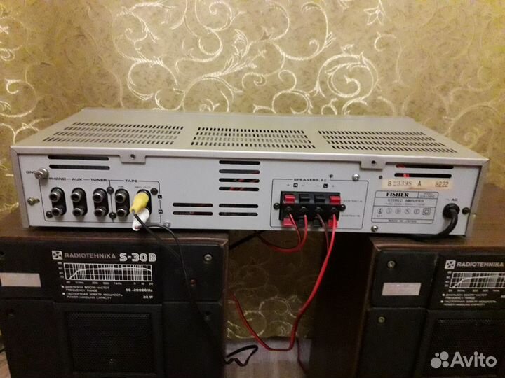 Усилитель fIsher + колонки