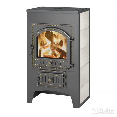 Печь-Камин везувий пк-01 (205) с плитой красн.12 к