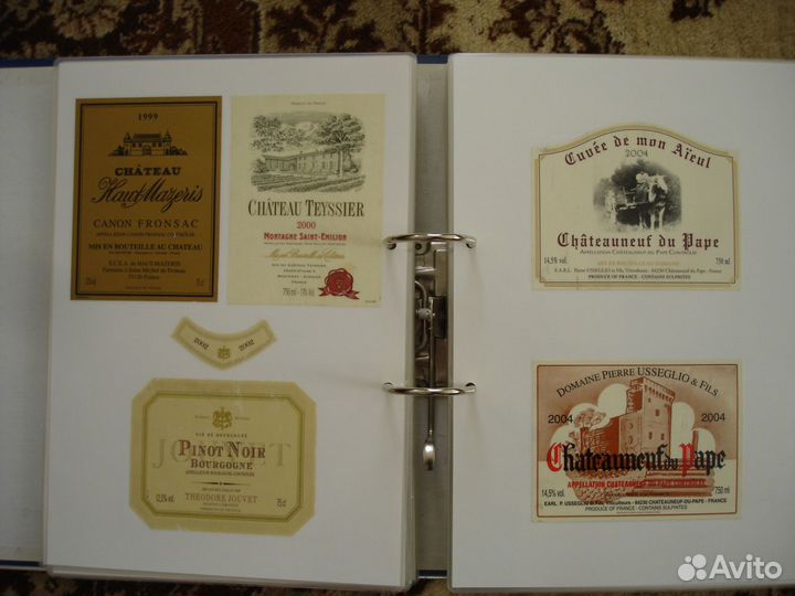 Коллекция винных этикеток