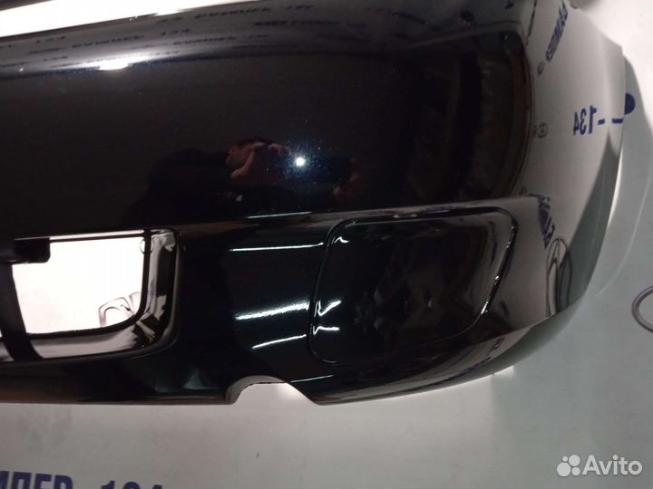 Бампер передний Калина 1 Сине-черный