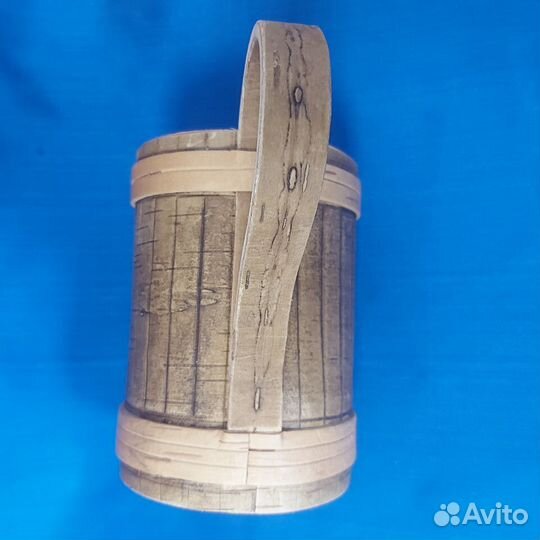 Кружка из бересты для пива