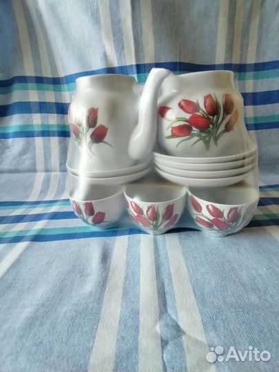 Сервиз столовый перламутр, чайный сервиз