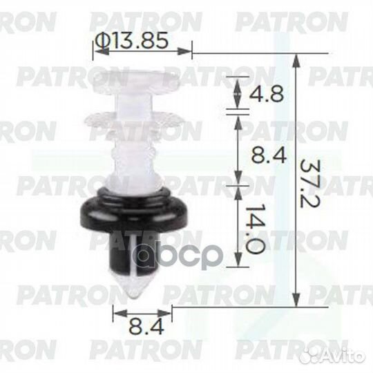 Клипса пластмассовая Honda Пименяемость: обивка