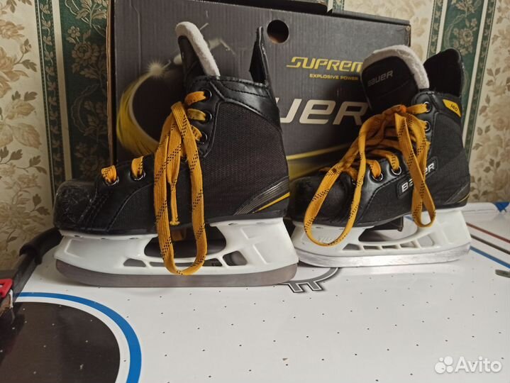 Коньки детские bauer Supreme 140 YTH размер 29,5