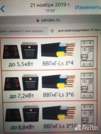 Услуги электрика