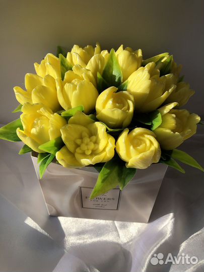 Букет цветов из мыла