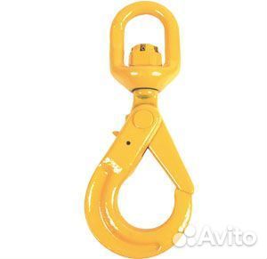 Крюк самозапирающийся поворотный 8т