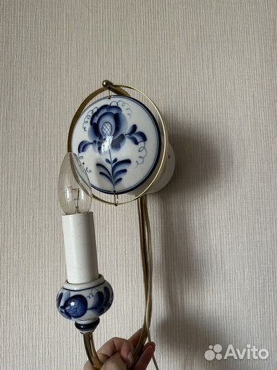 Бра настенная гжель