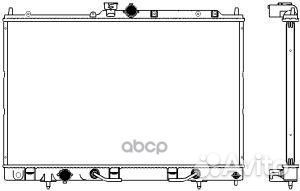 Радиатор сист. охл. mitsubishi outlander 2.4 20