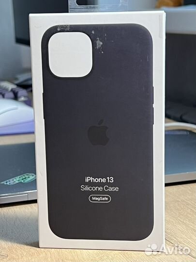 Чехол Silicone Case 13 черный оригинал