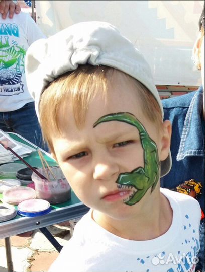 Аквагрим для детей и взрослых, боди арт