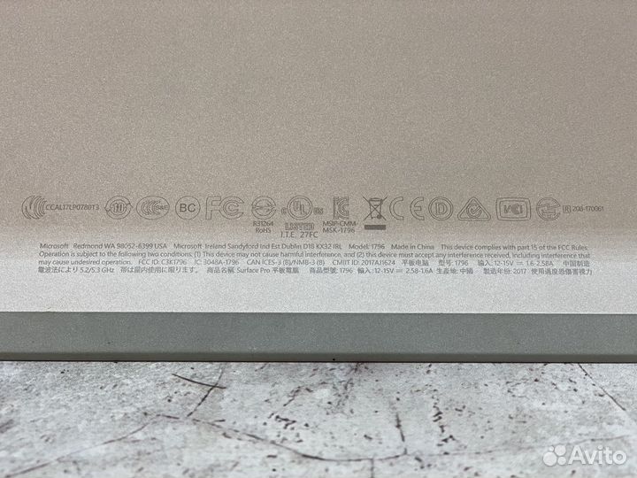 Microsoft surface pro 5 на запчасти