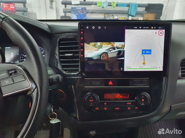 Автомагнитола Teyes на Mitsubishi Outlander 3