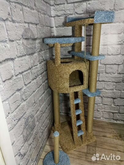 Когтеточка с домиком, производство